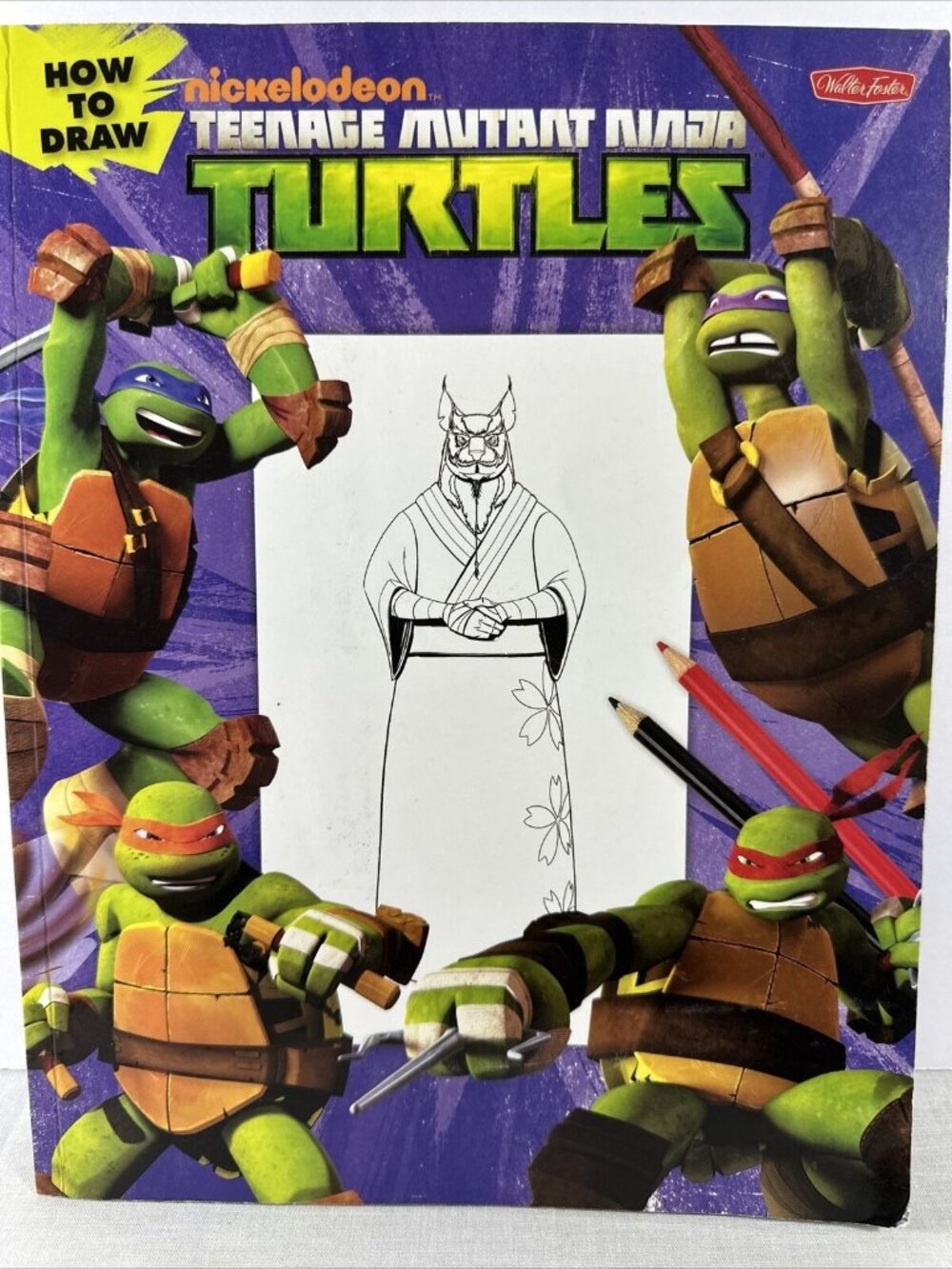 TMNT How to Draw Teenage Mutant Ninja Turtles Book Nickelodeon